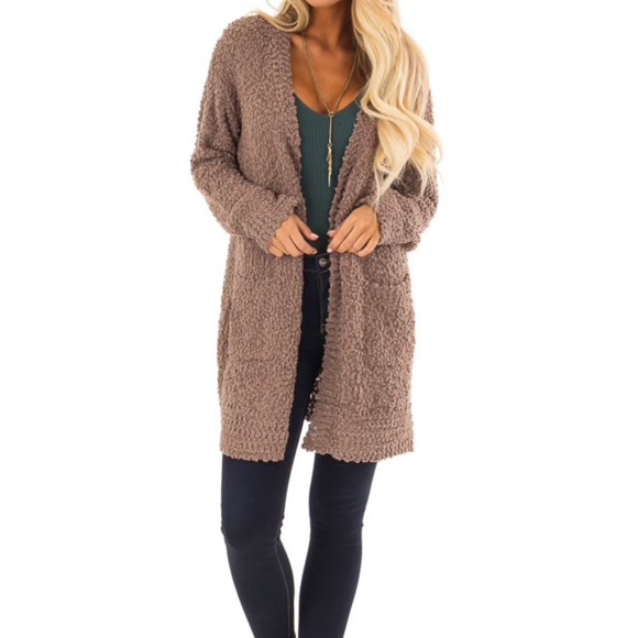 SALE❣️Coffee Oversized Soft Cardigan - Picture 5 of 8